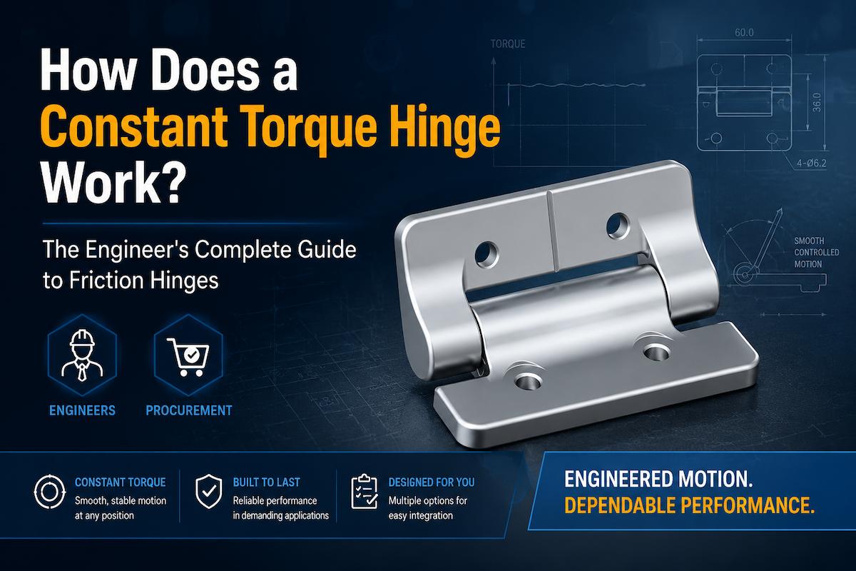 How Does a Constant Torque Hinge Work? The Engineer's Complete Guide to Friction Hinges